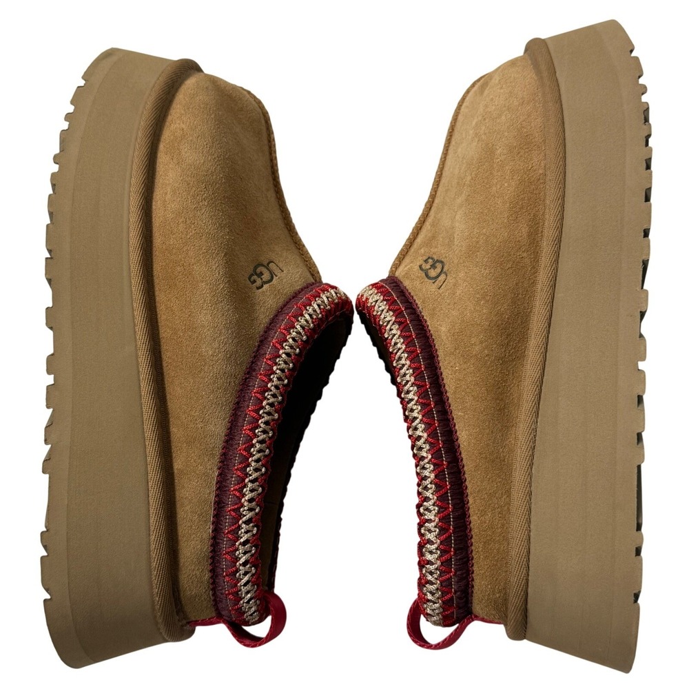 UGG Tazz II Platform Slipper NEW Women 7 Chestnut - Picture 7 of 14